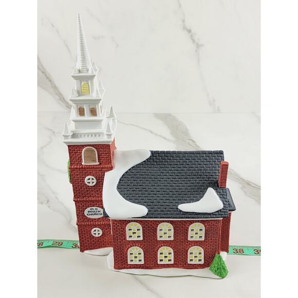 Department 56 Old North Church New England Village 1988 w/ Box Lighted House - Picture 16 of 16